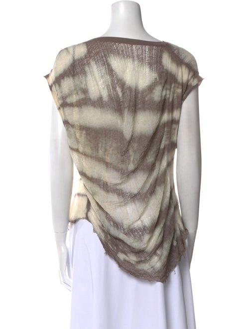 Raquel Allegra Striped Bateau Neckline Blouse