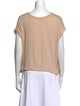 Raquel Allegra Bateau Neckline Short Sleeve T-Shirt