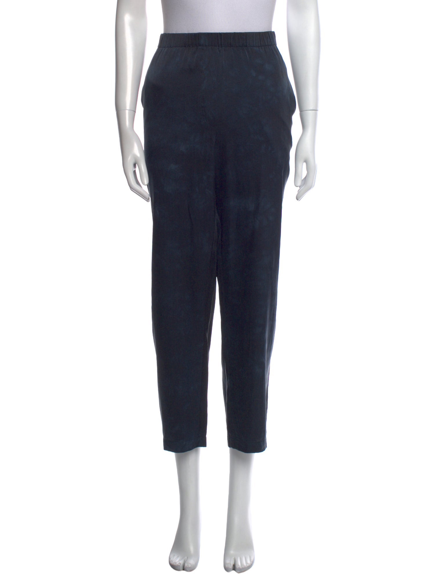 Raquel Allegra Silk Straight Leg Pants