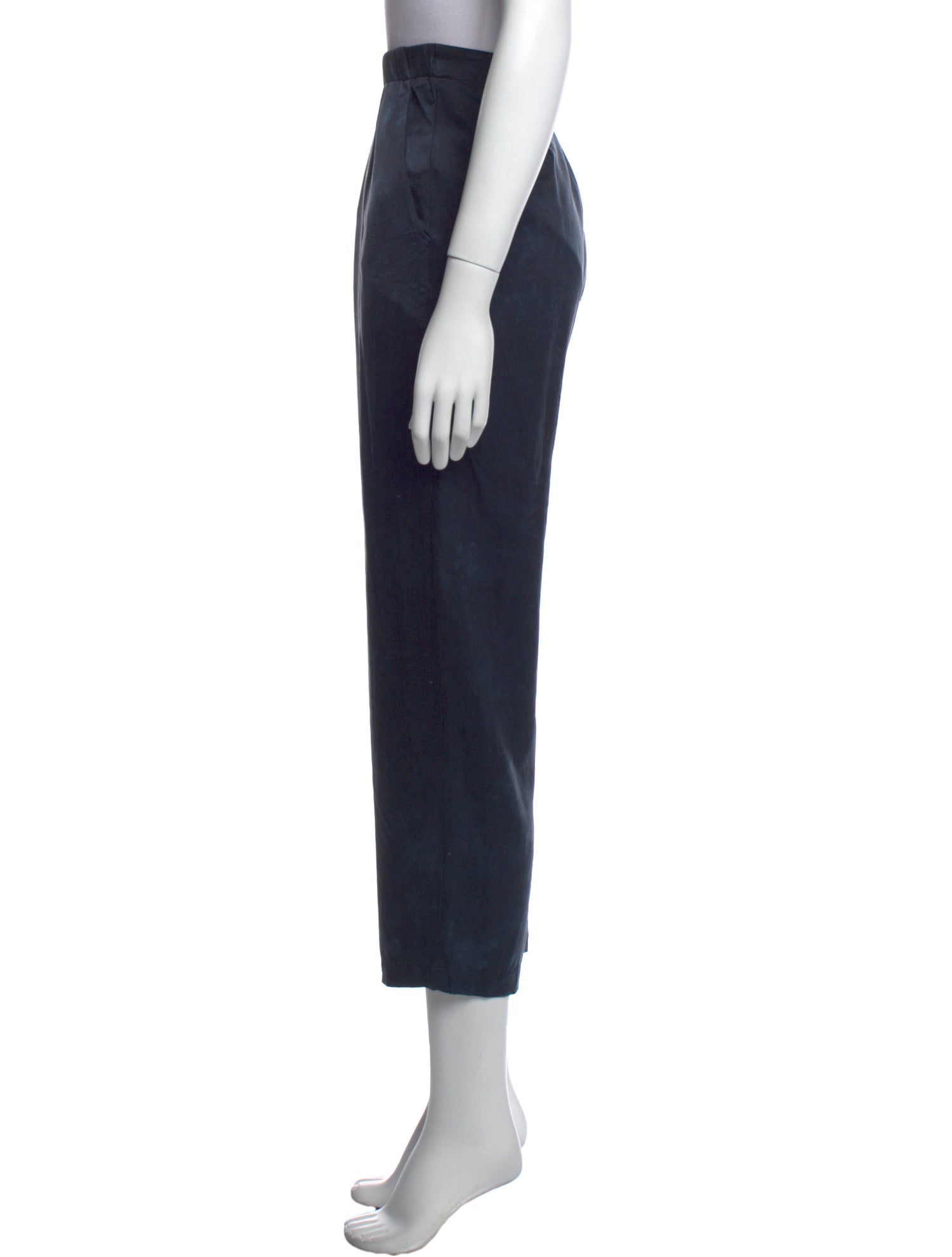 Raquel Allegra Silk Straight Leg Pants
