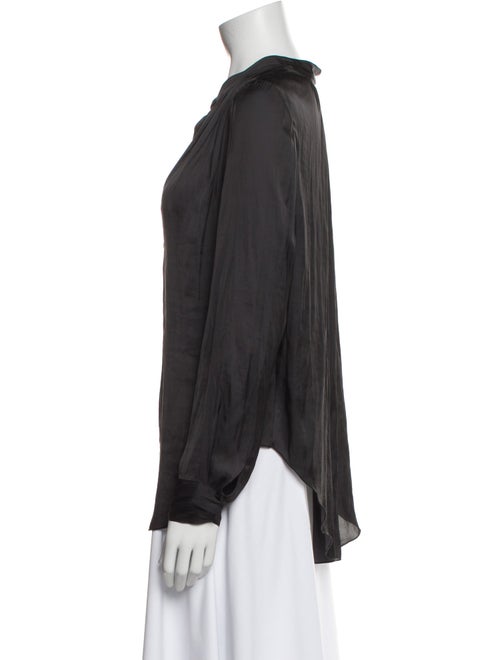 Raquel Allegra V-Neck Long Sleeve Blouse