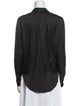 Raquel Allegra V-Neck Long Sleeve Blouse