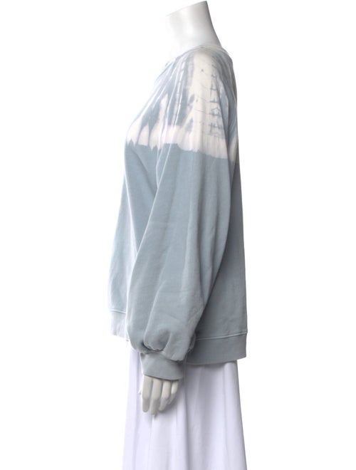 Raquel Allegra Tie-Dye Print Scoop Neck Sweatshirt