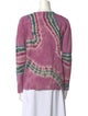 Raquel Allegra Merino Wool Tie-Dye Print Sweater