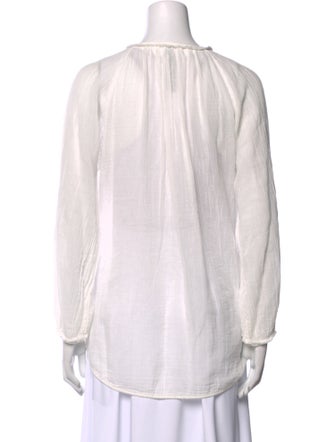 Raquel Allegra Scoop Neck Long Sleeve Tunic