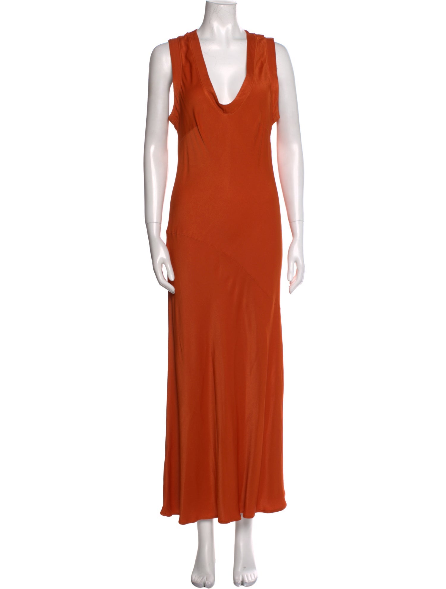Raquel Allegra V-Neck Long Dress