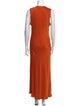 Raquel Allegra V-Neck Long Dress