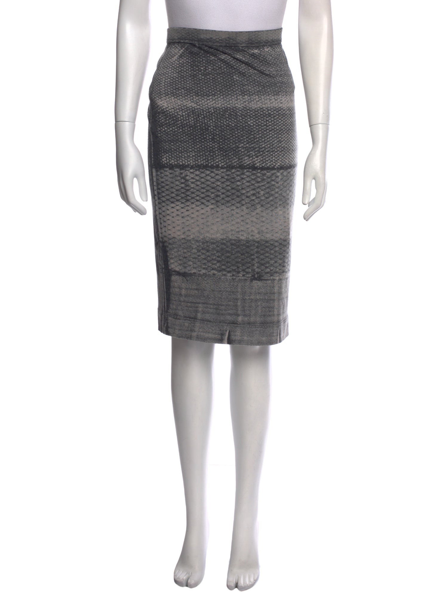 Raquel Allegra Striped Knee-Length Skirt