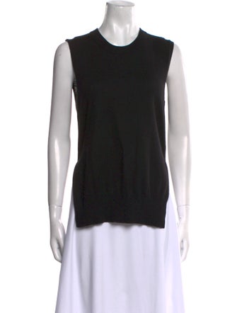 Raquel Allegra Crew Neck Sleeveless Top