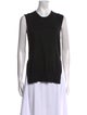 Raquel Allegra Crew Neck Sleeveless Top