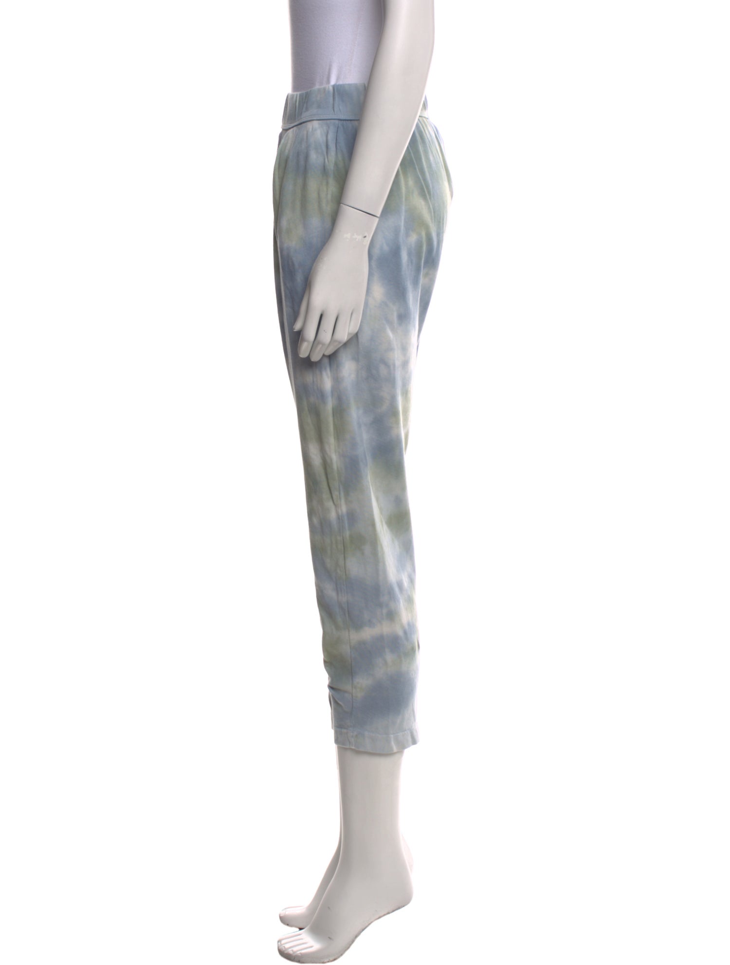 Raquel Allegra Tie-Dye Print Straight Leg Pants