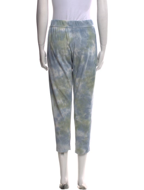 Raquel Allegra Tie-Dye Print Straight Leg Pants