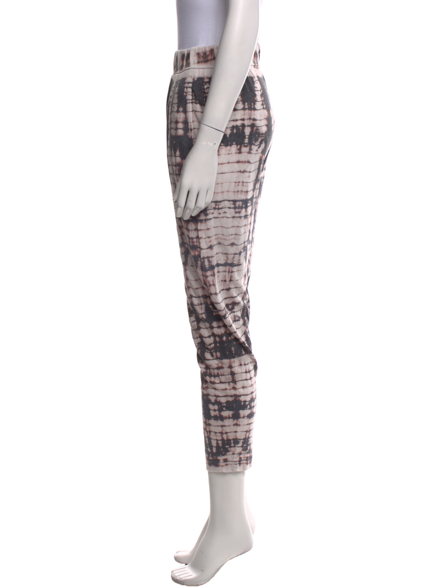 Raquel Allegra Tie-Dye Print Skinny Leg Pants