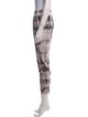 Raquel Allegra Tie-Dye Print Skinny Leg Pants