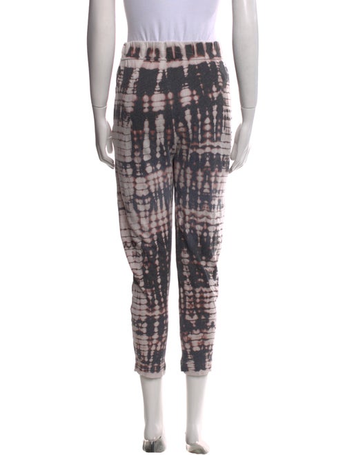 Raquel Allegra Tie-Dye Print Skinny Leg Pants