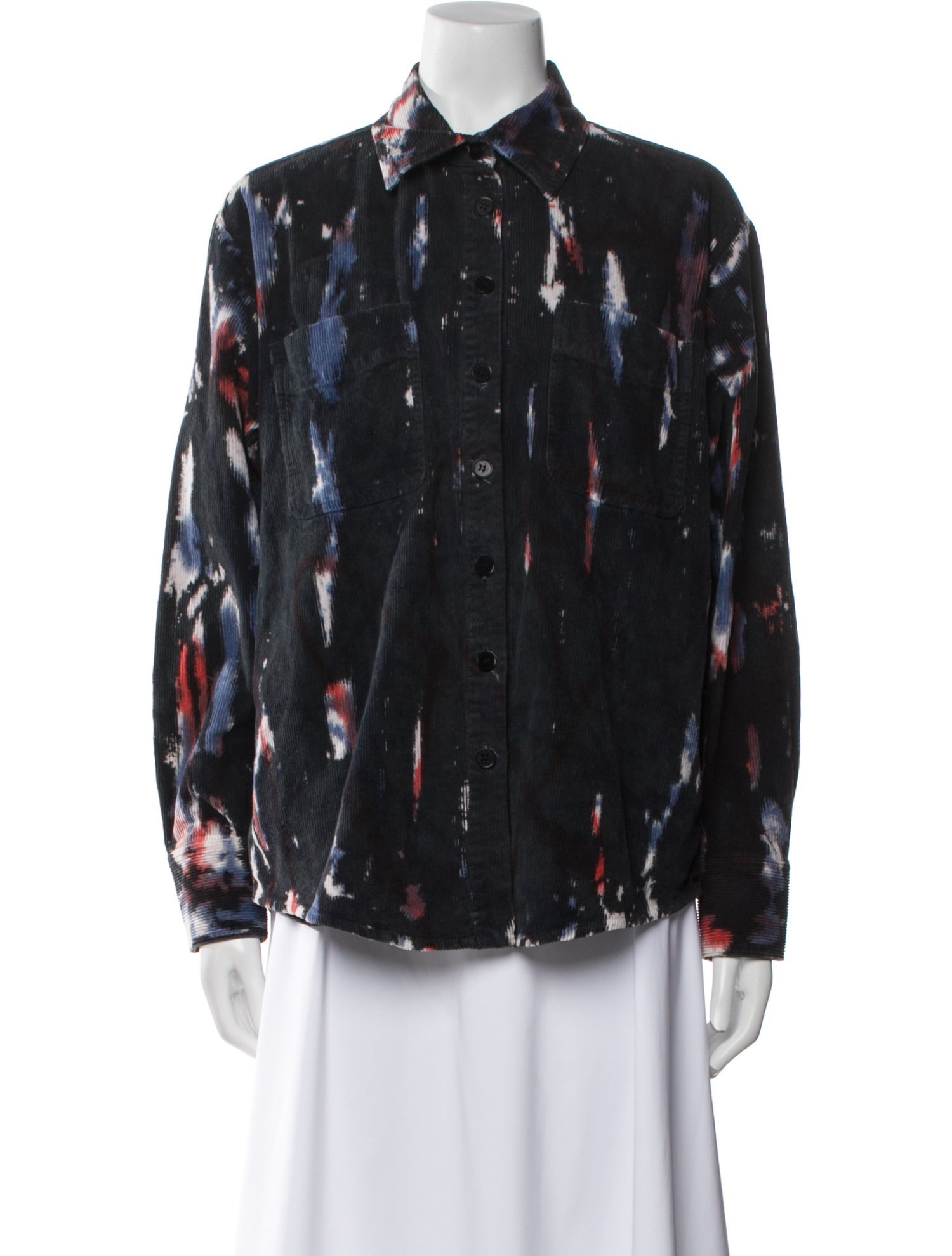 Raquel Allegra Printed Denim Jacket
