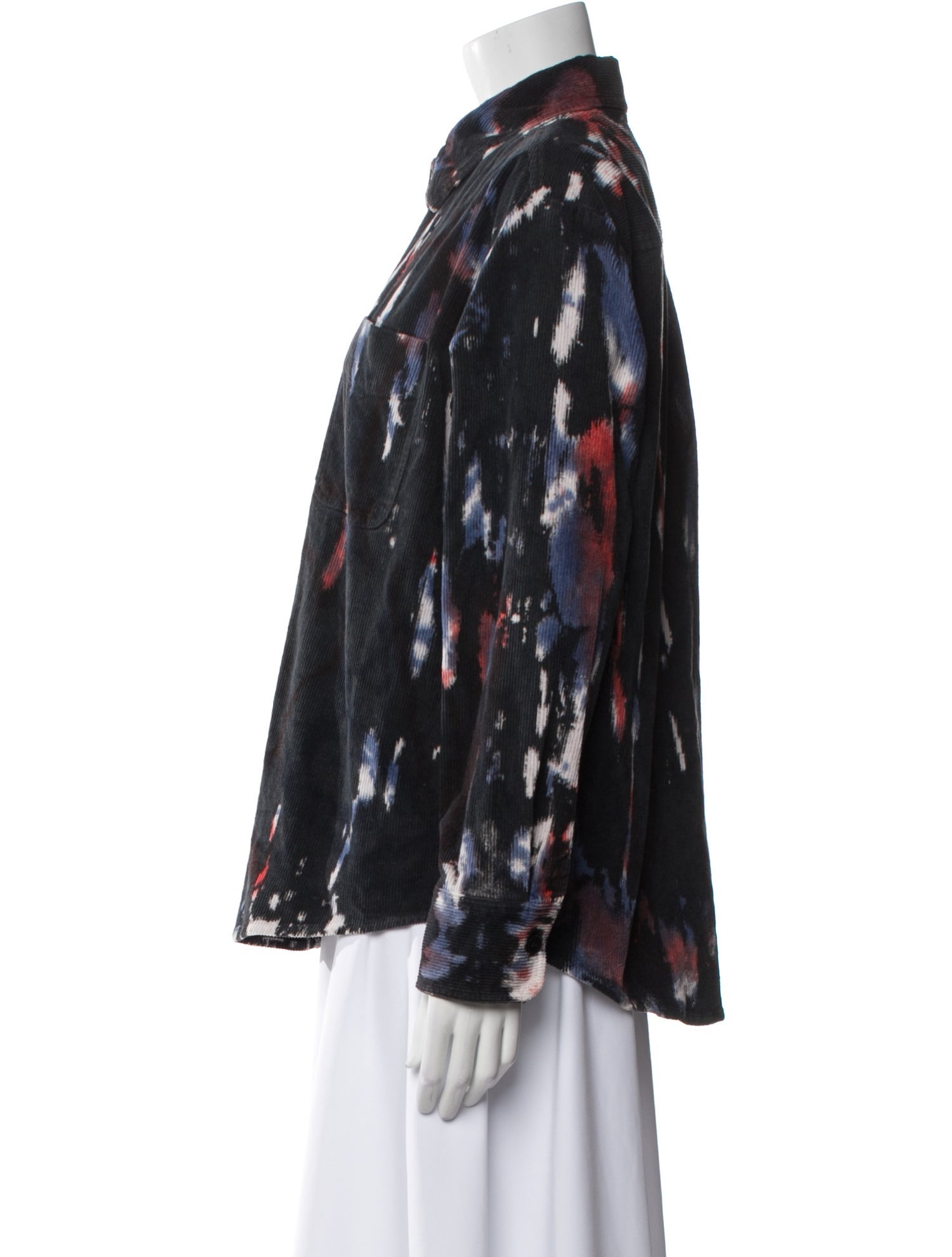 Raquel Allegra Printed Denim Jacket