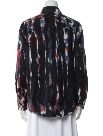 Raquel Allegra Printed Denim Jacket