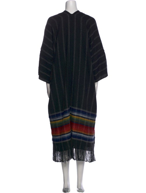 Raquel Allegra Striped V-Neck Sweater