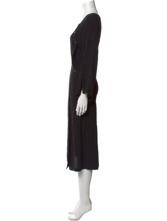 Raquel Allegra Silk Midi Length Dress