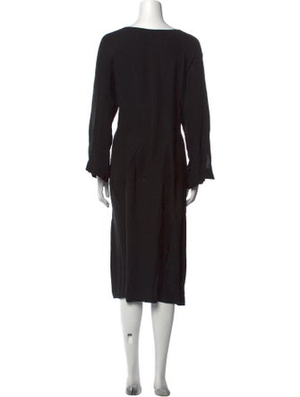 Raquel Allegra Silk Midi Length Dress