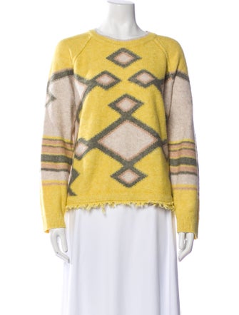Raquel Allegra Nylon Printed Sweater
