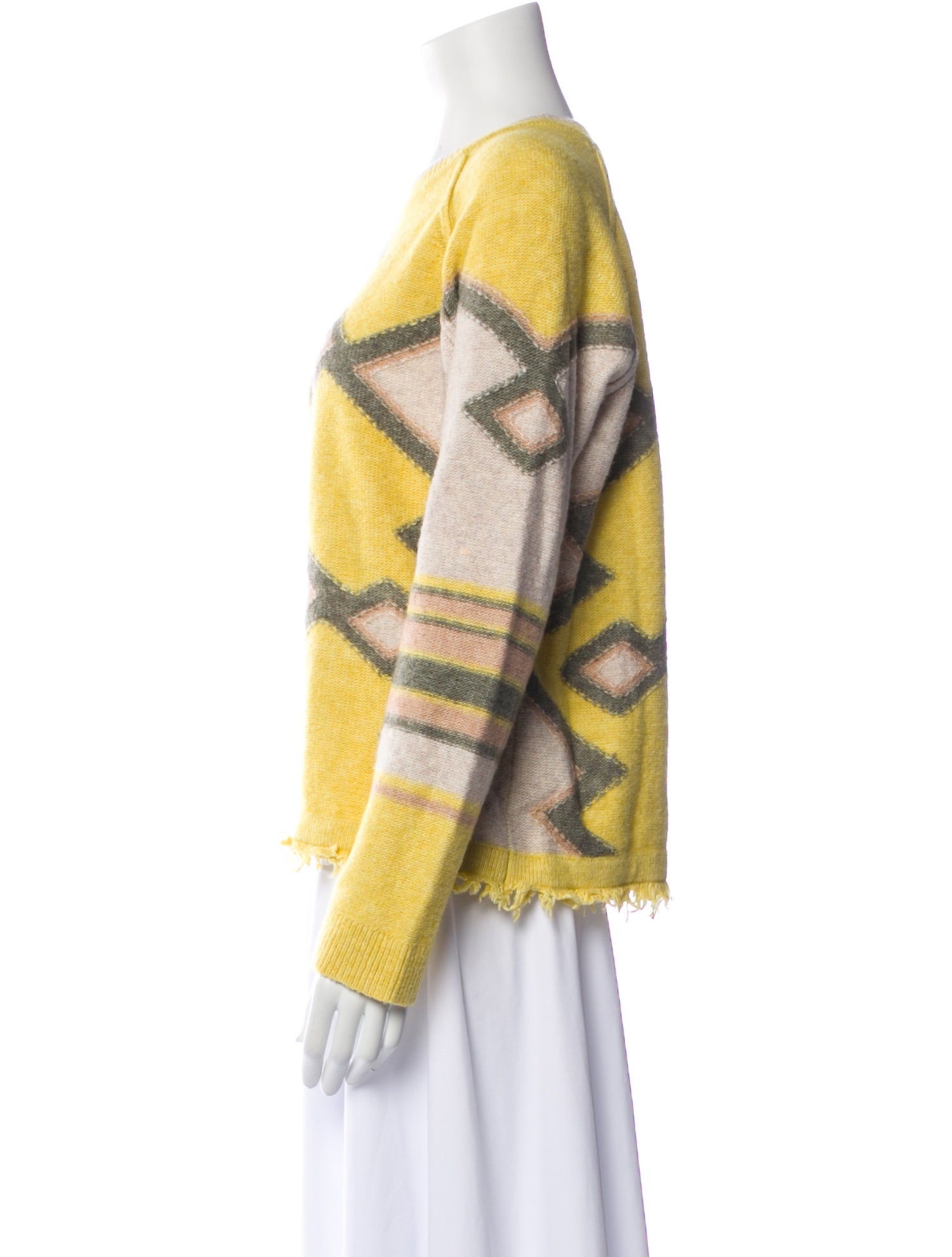 Raquel Allegra Nylon Printed Sweater