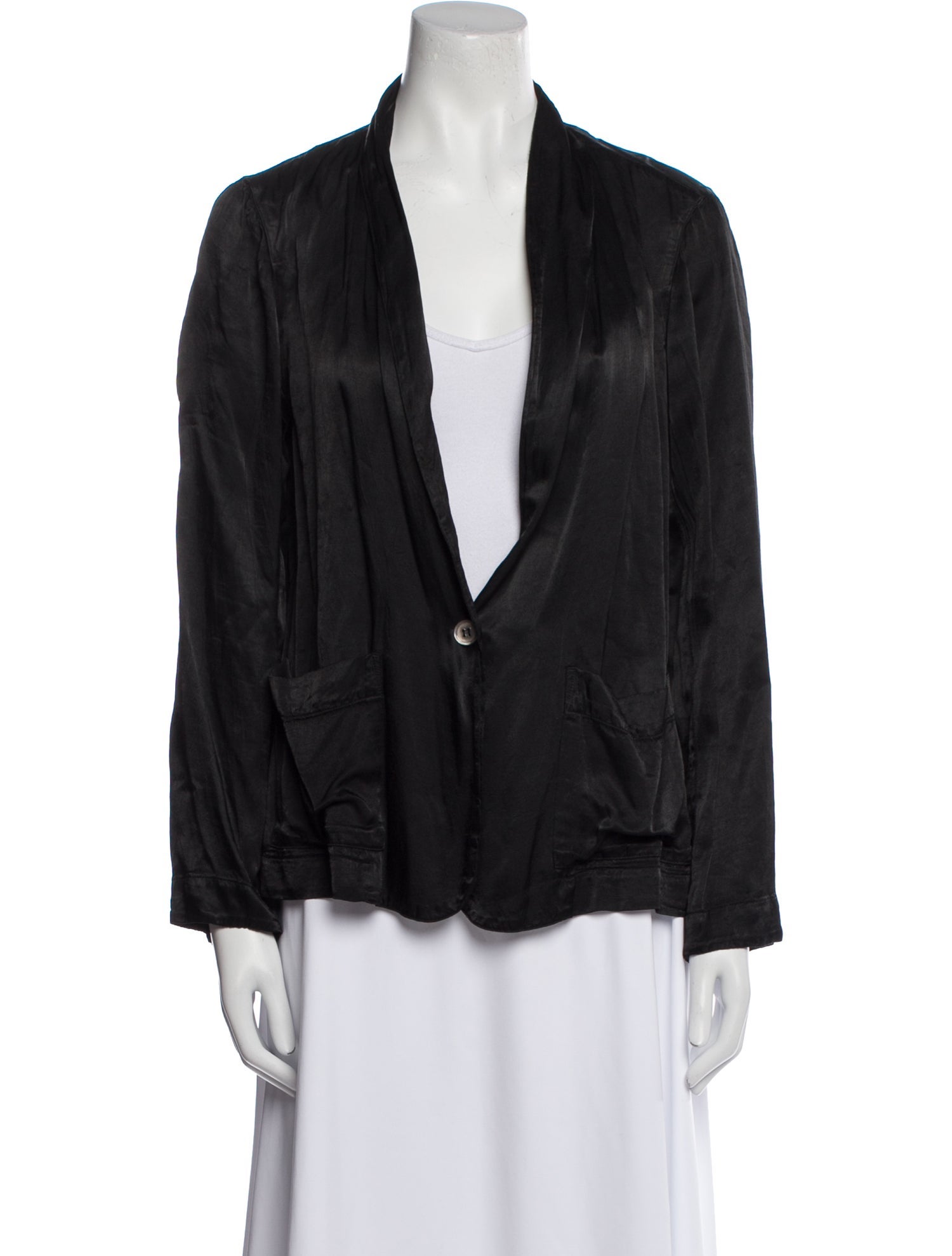 Raquel Allegra V-Neck Long Sleeve Blouse