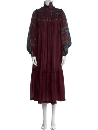 Raquel Allegra Silk Long Dress