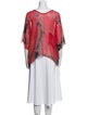Raquel Allegra Silk Floral Print Tunic