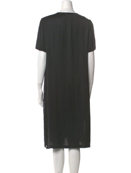 Raquel Allegra V-Neck Knee-Length Dress