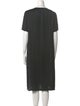Raquel Allegra V-Neck Knee-Length Dress