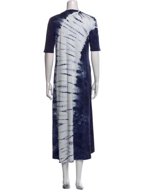 Raquel Allegra Tie-Dye Print Long Dress