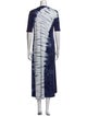 Raquel Allegra Tie-Dye Print Long Dress