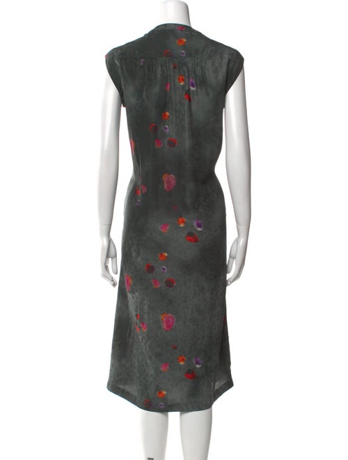 Raquel Allegra Silk Midi Length Dress