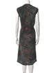 Raquel Allegra Silk Midi Length Dress