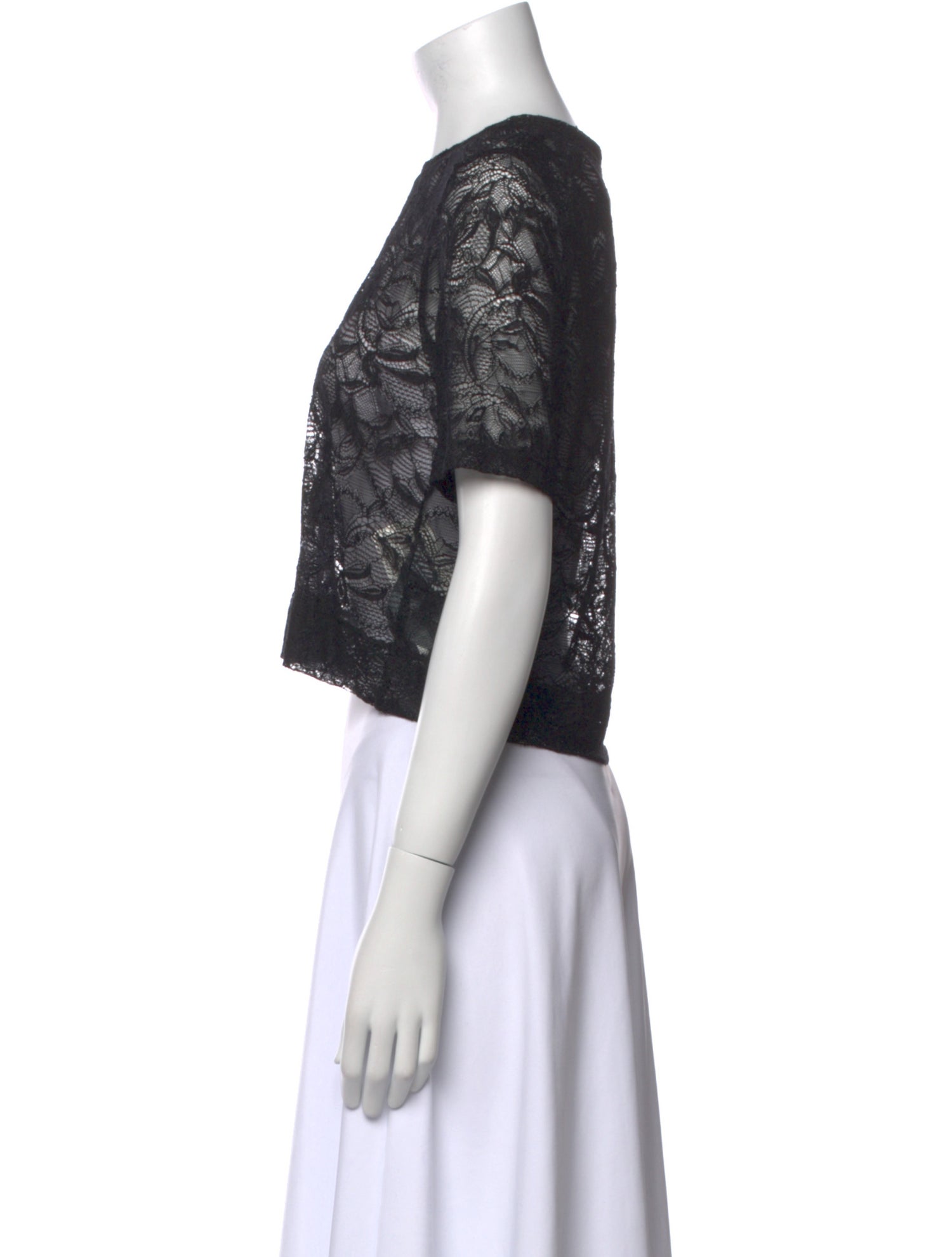 Raquel Allegra Lace Printed Sweater