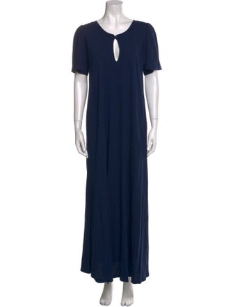 Raquel Allegra V-Neck Long Dress