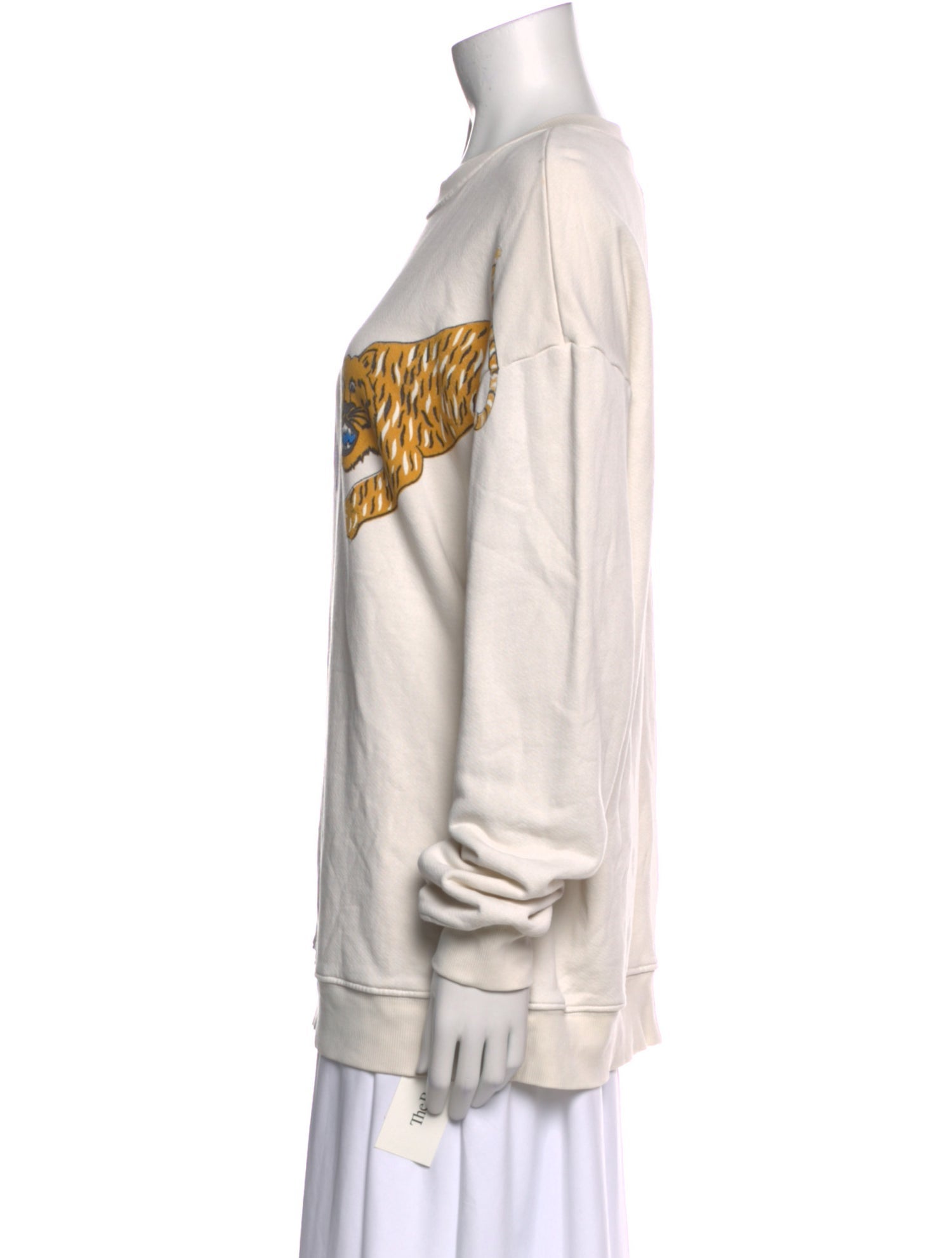 Raquel Allegra Graphic Print Crew Neck Sweatshirt