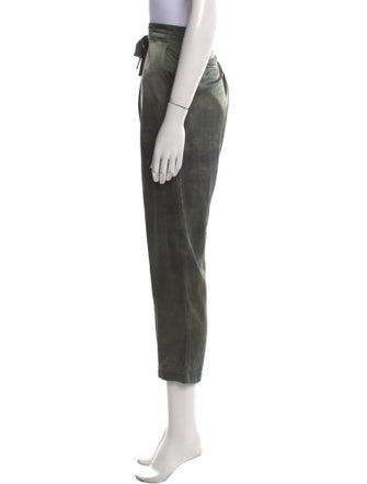 Raquel Allegra Silk Straight Leg Pants