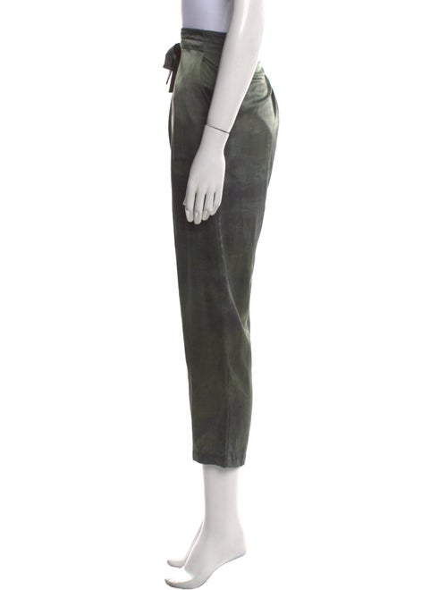 Raquel Allegra Silk Straight Leg Pants