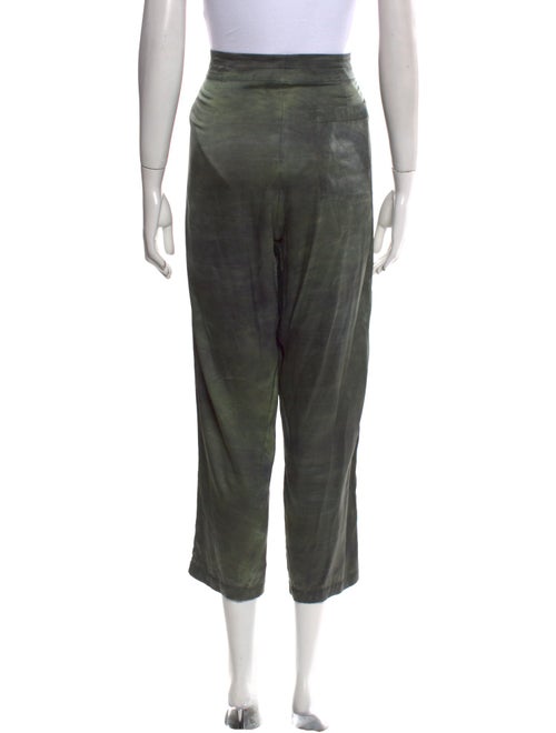 Raquel Allegra Silk Straight Leg Pants