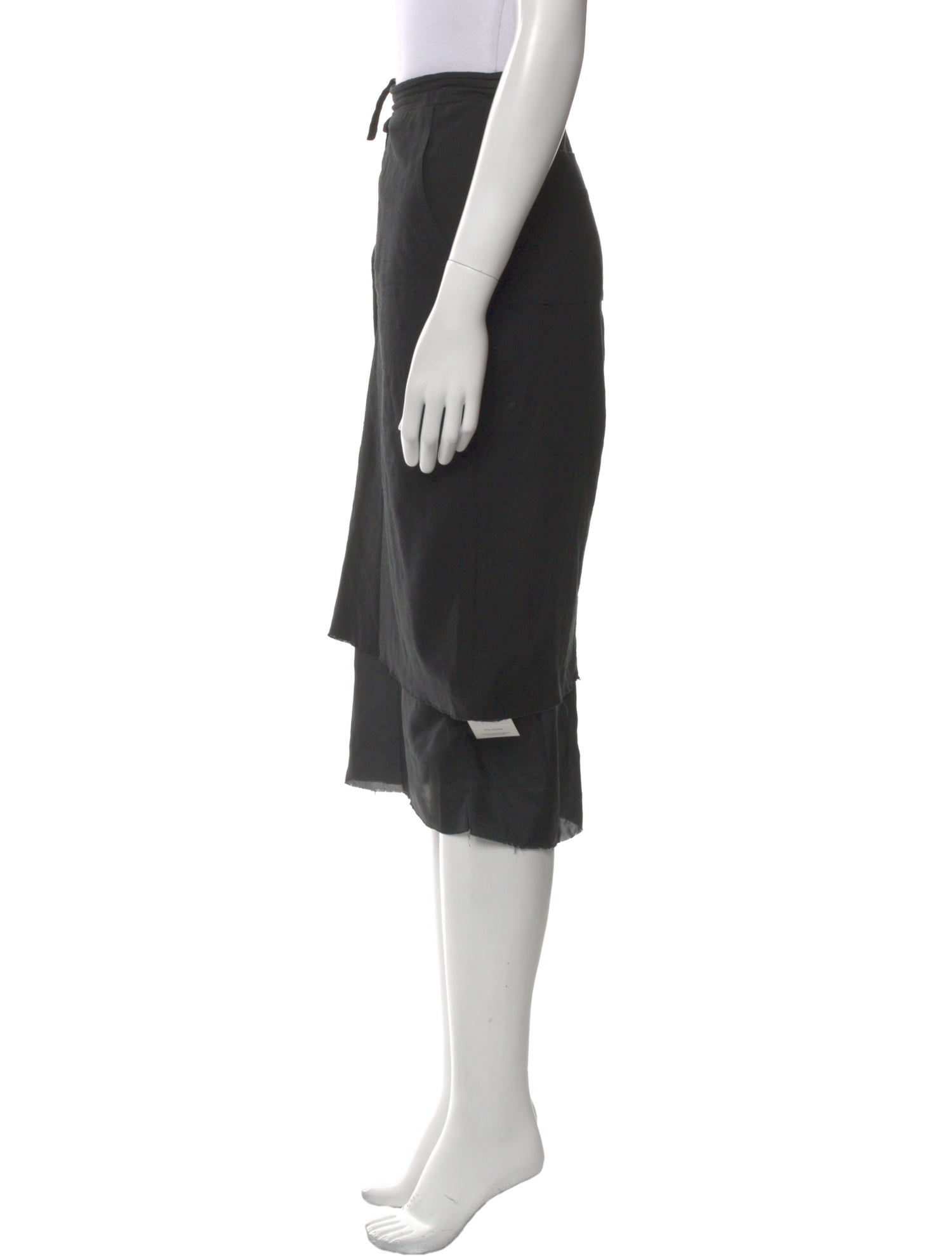 Raquel Allegra Silk Midi Length Skirt