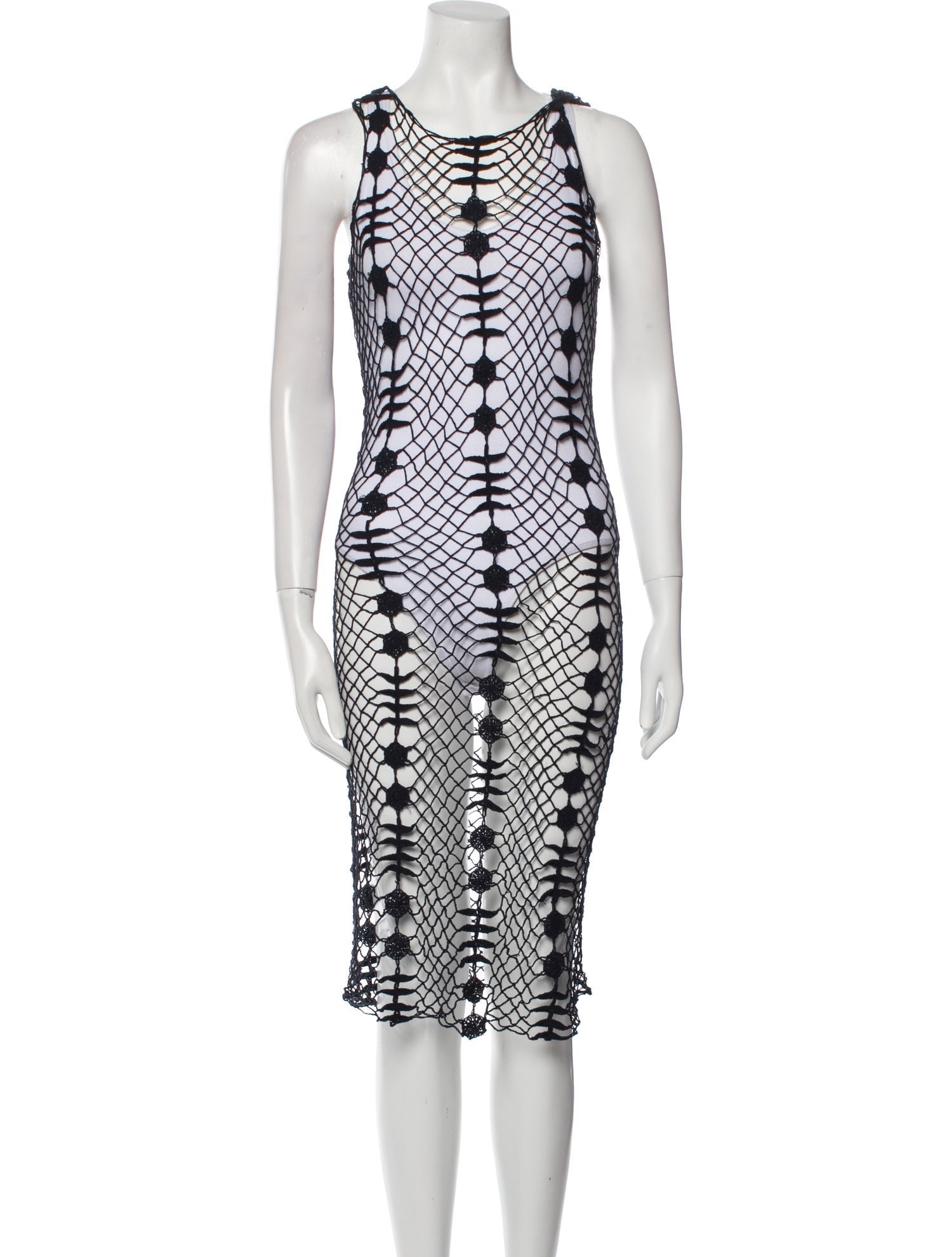 Raquel Allegra Printed Knee-Length Dress