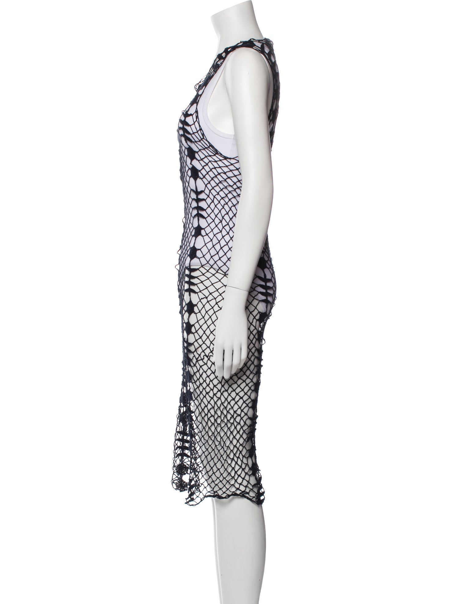 Raquel Allegra Printed Knee-Length Dress