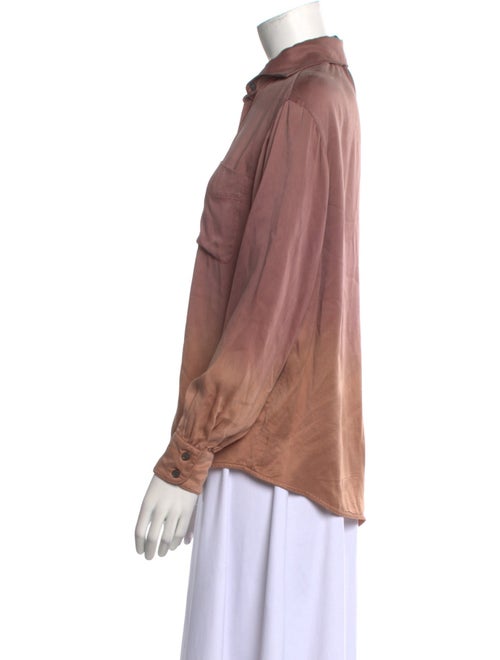 Raquel Allegra Long Sleeve Button-Up Top