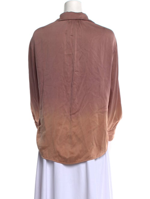 Raquel Allegra Long Sleeve Button-Up Top