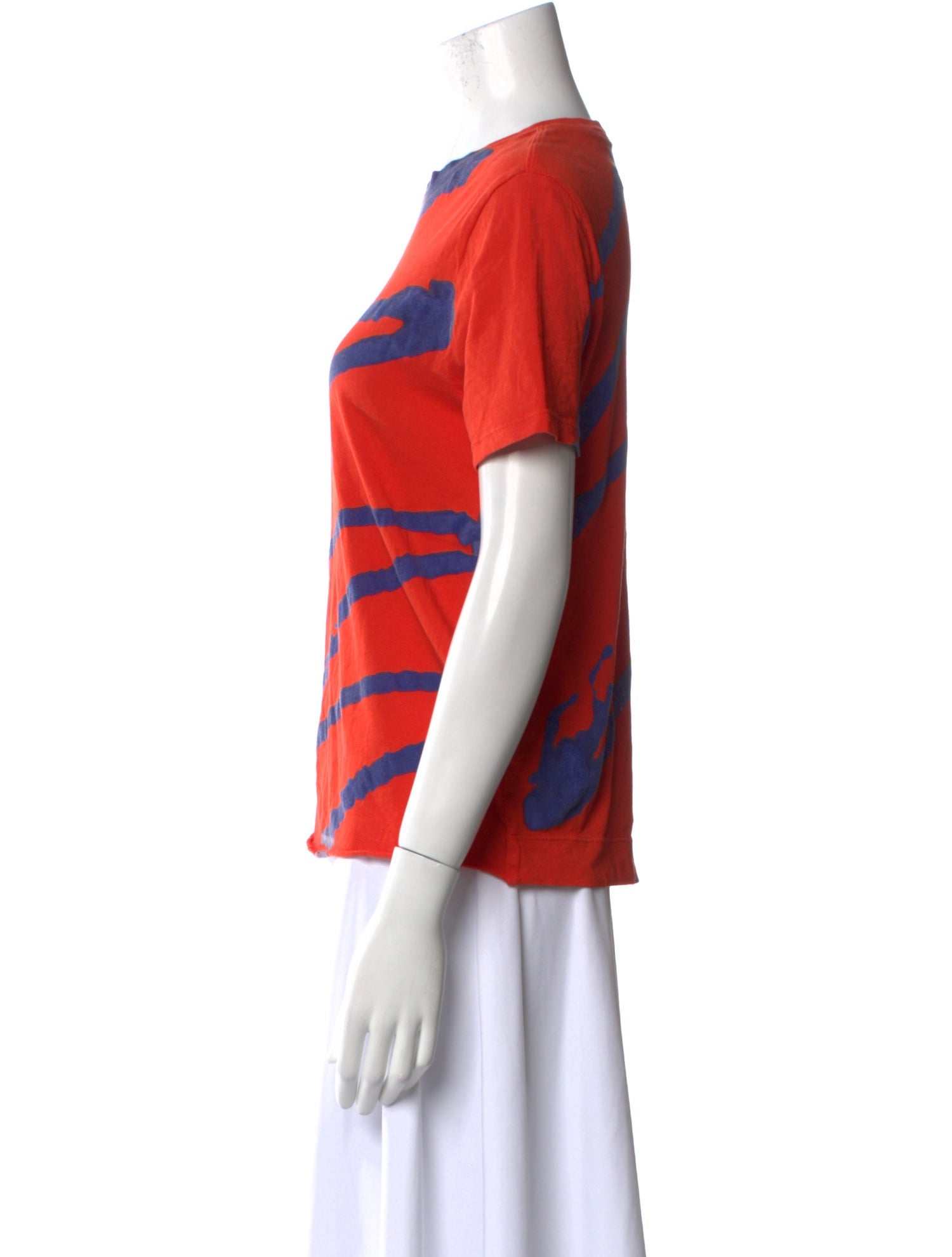 Raquel Allegra Striped Crew Neck T-Shirt w/ Tags