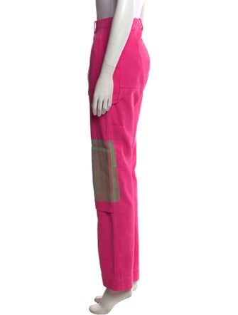 Raquel Allegra Colorblock Pattern Wide Leg Pants