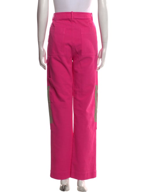 Raquel Allegra Colorblock Pattern Wide Leg Pants